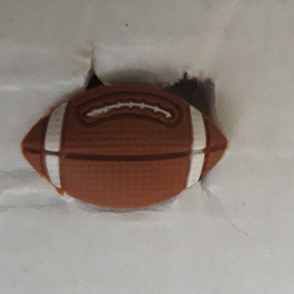CROCS Jibbitz Football Ball Charm